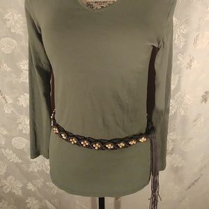 Tassled Beaded Fashion Belt